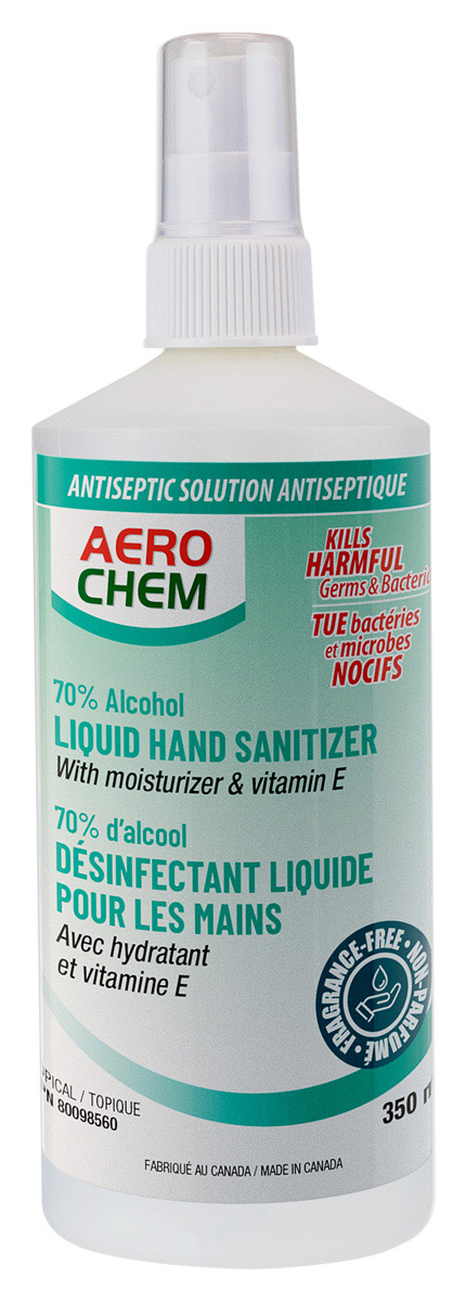 Produits  Aerochem Inc. Désinfectants/Hand Sanitizer